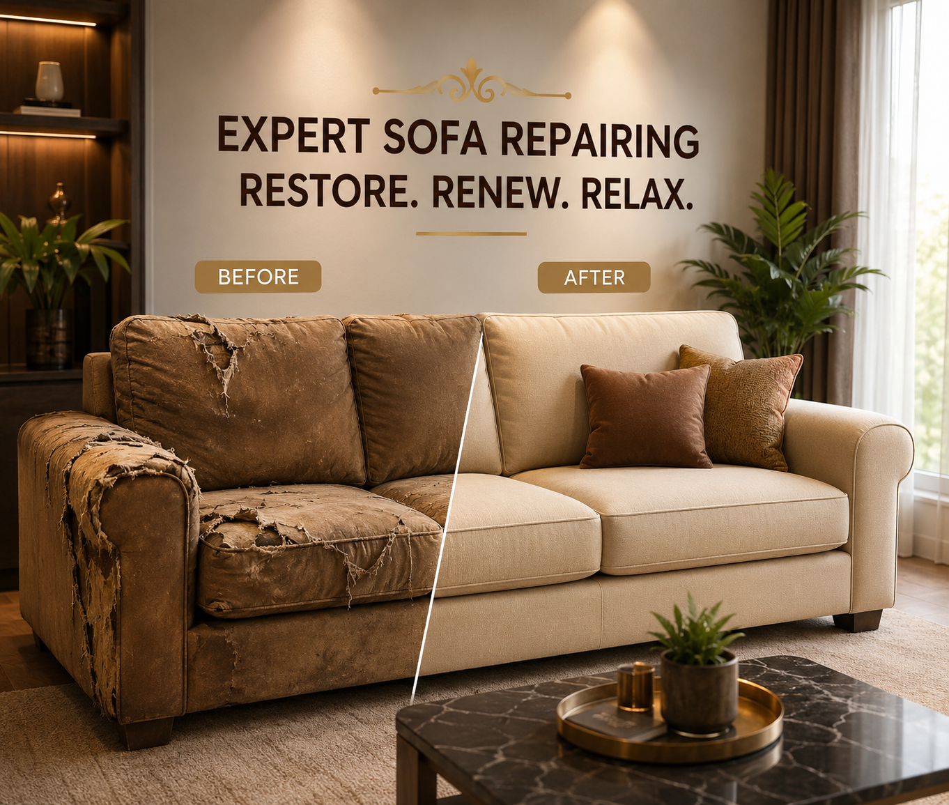 Professional sofa repair service in Gurugram